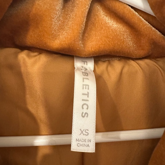 Fabletics Tan Puffer Jacket - Picture 3 of 3